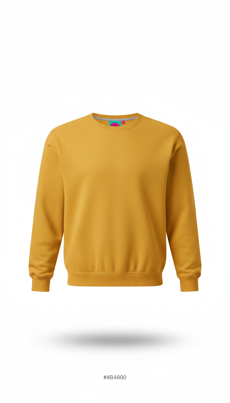 Adult Sweatshirt in Happy Gold