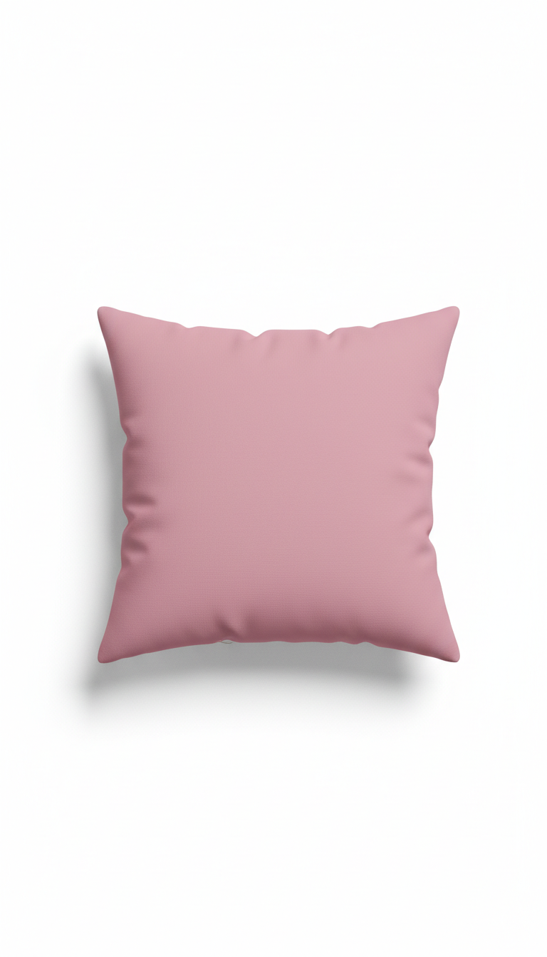 Decorative Throw Pillow in Pink Punch